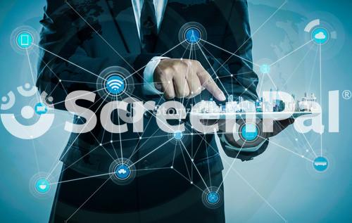 Businessman Using Digital Tablet Show The City Skyline On Virtual Screen,smart City And Wireless Communication Network Concept .